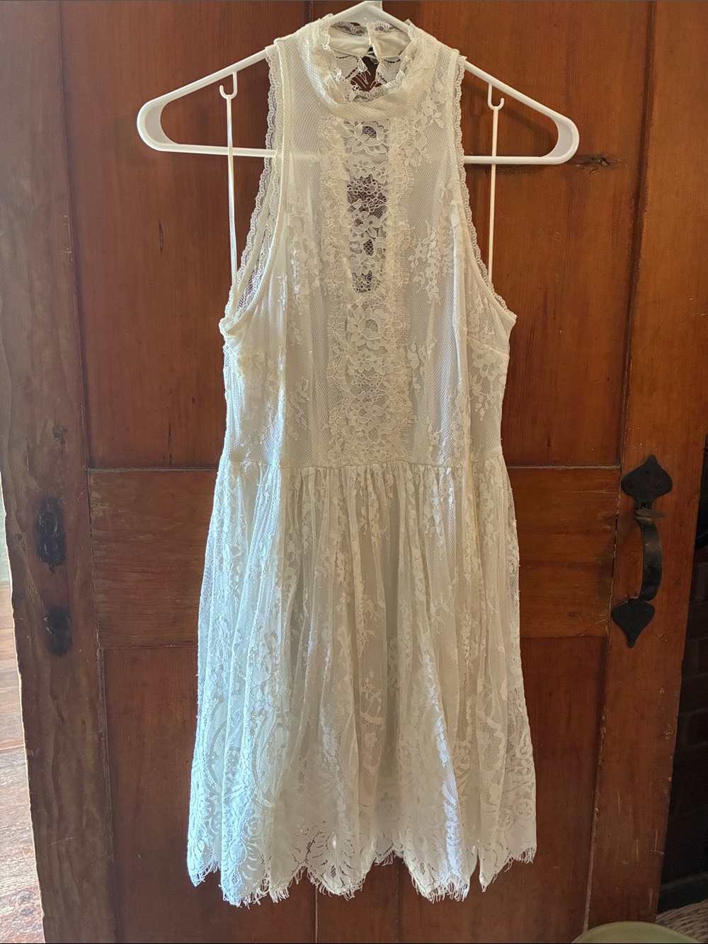 Free People White Lace Dress